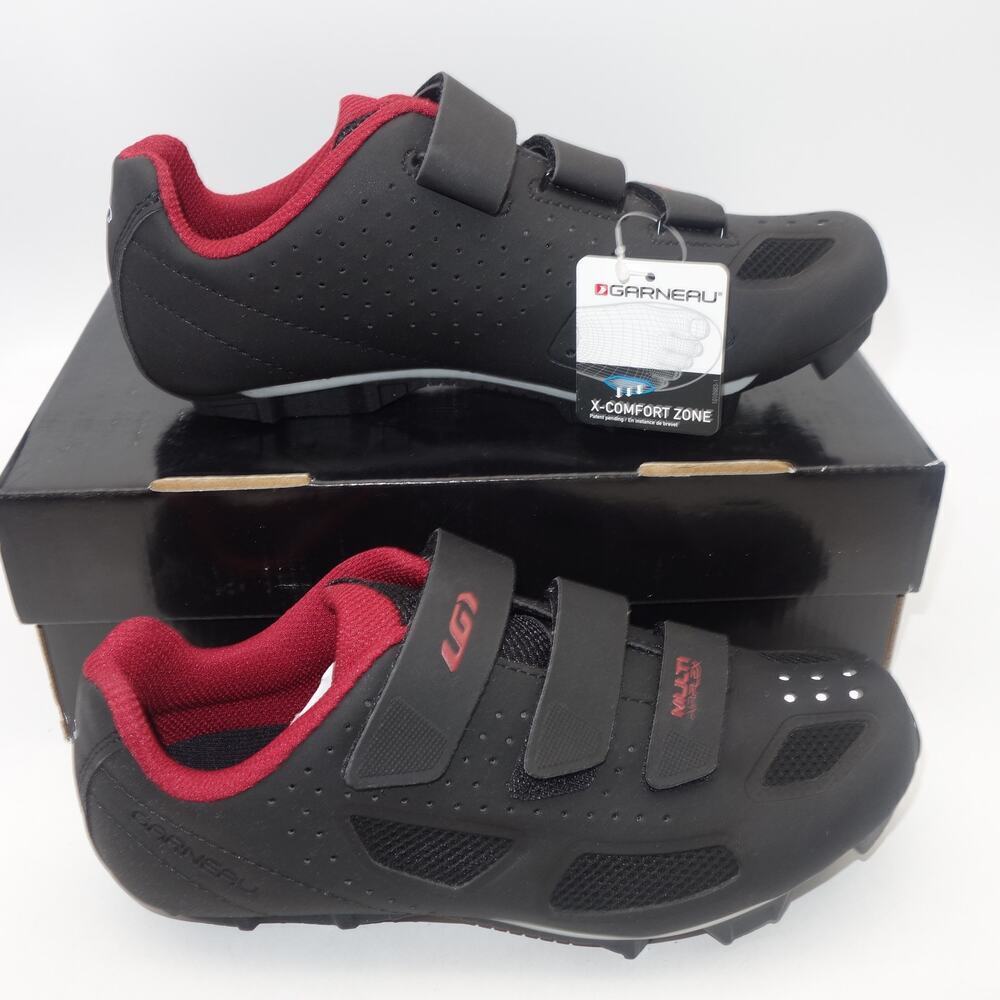 NEW Louis Garneau Multi Air Flex II  Men's Cycling  Bike Shoes Black Size 6